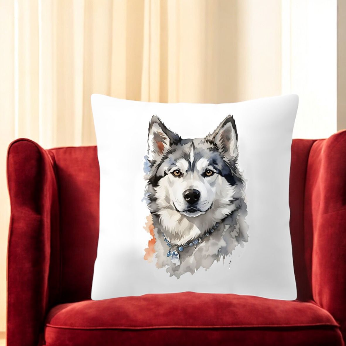 Foto 3 | Cojin Decorativo De Tu Mascota Husky Suave Perosnaliza Nombre