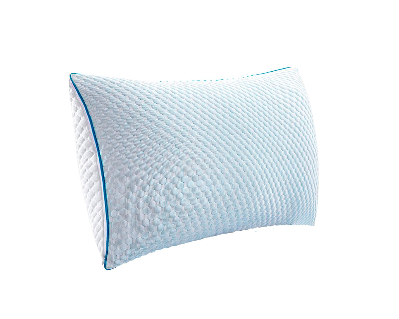 Foto 2 | Almohada Memory Foam Moldeable Hipoalergénica Y Antibacterial De 64 x 45 Cm Blanca Bluelander