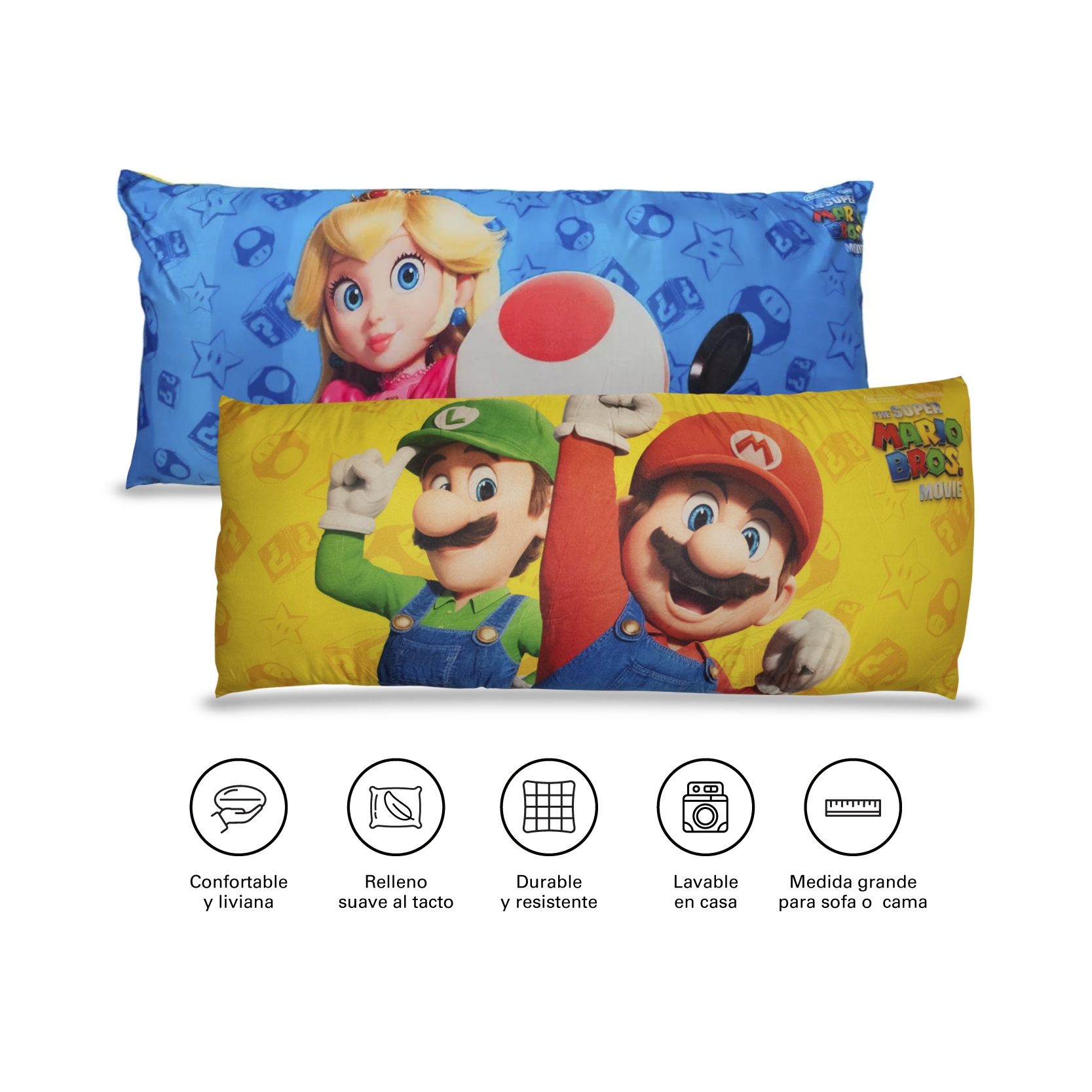 Foto 5 | Almohada Providencia Súper Jumbo Súper Mario Bros