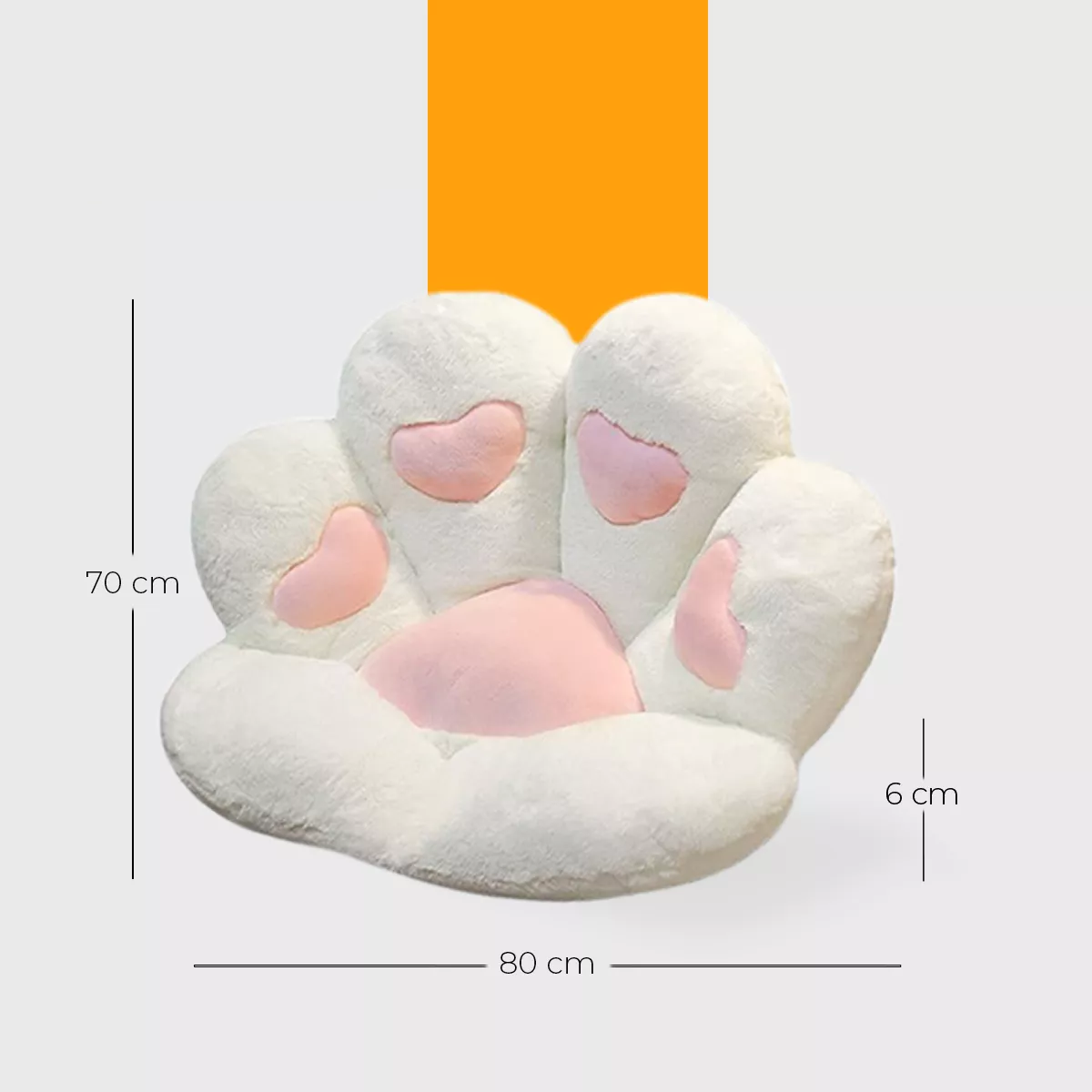 Foto 4 pulgar | Cojín Decorativo Blanco