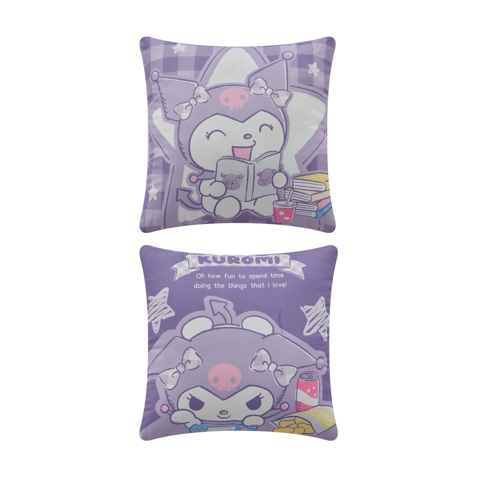 Cojín Reversible Kuromi Alegre
