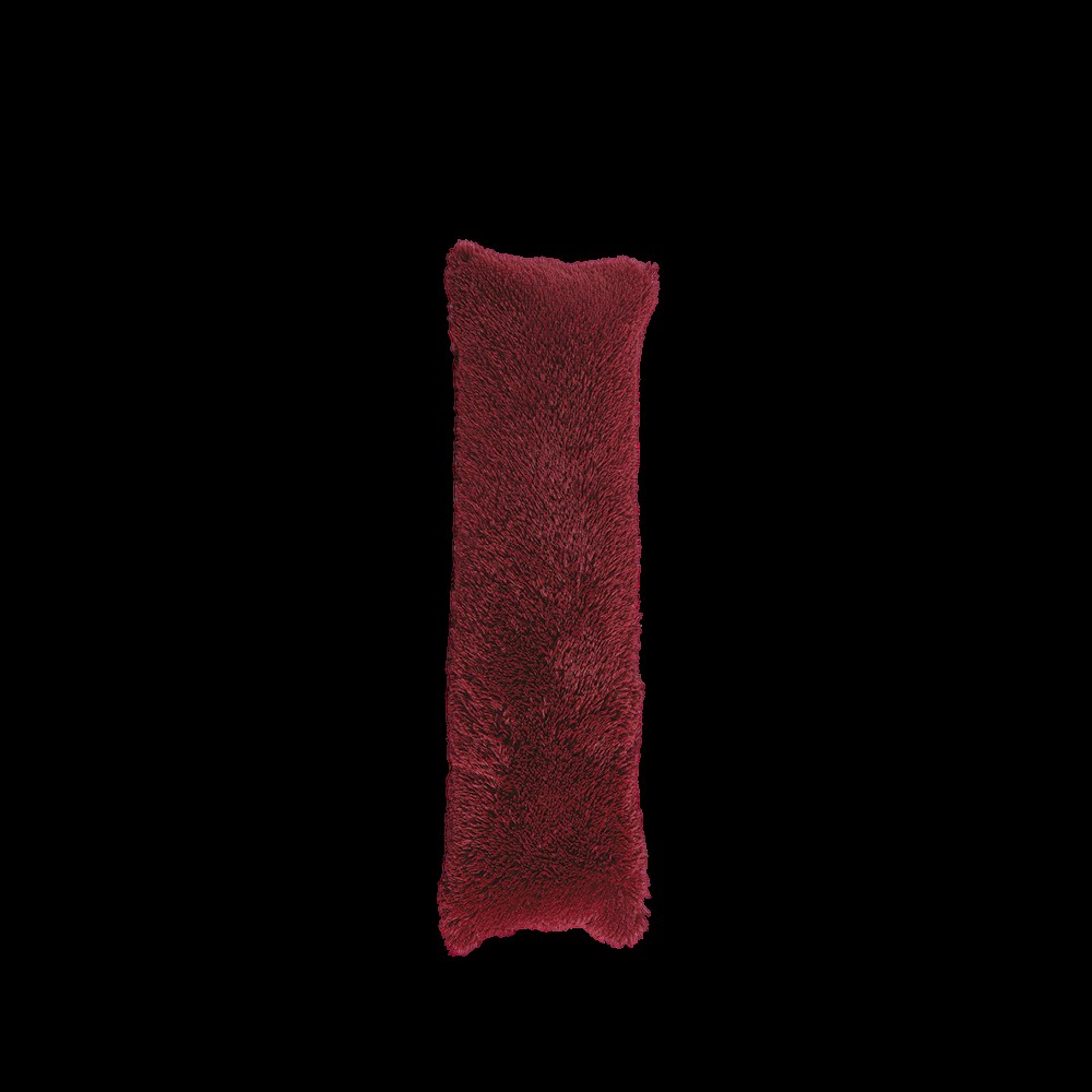 Cojín Body Textura Shaggy Vino