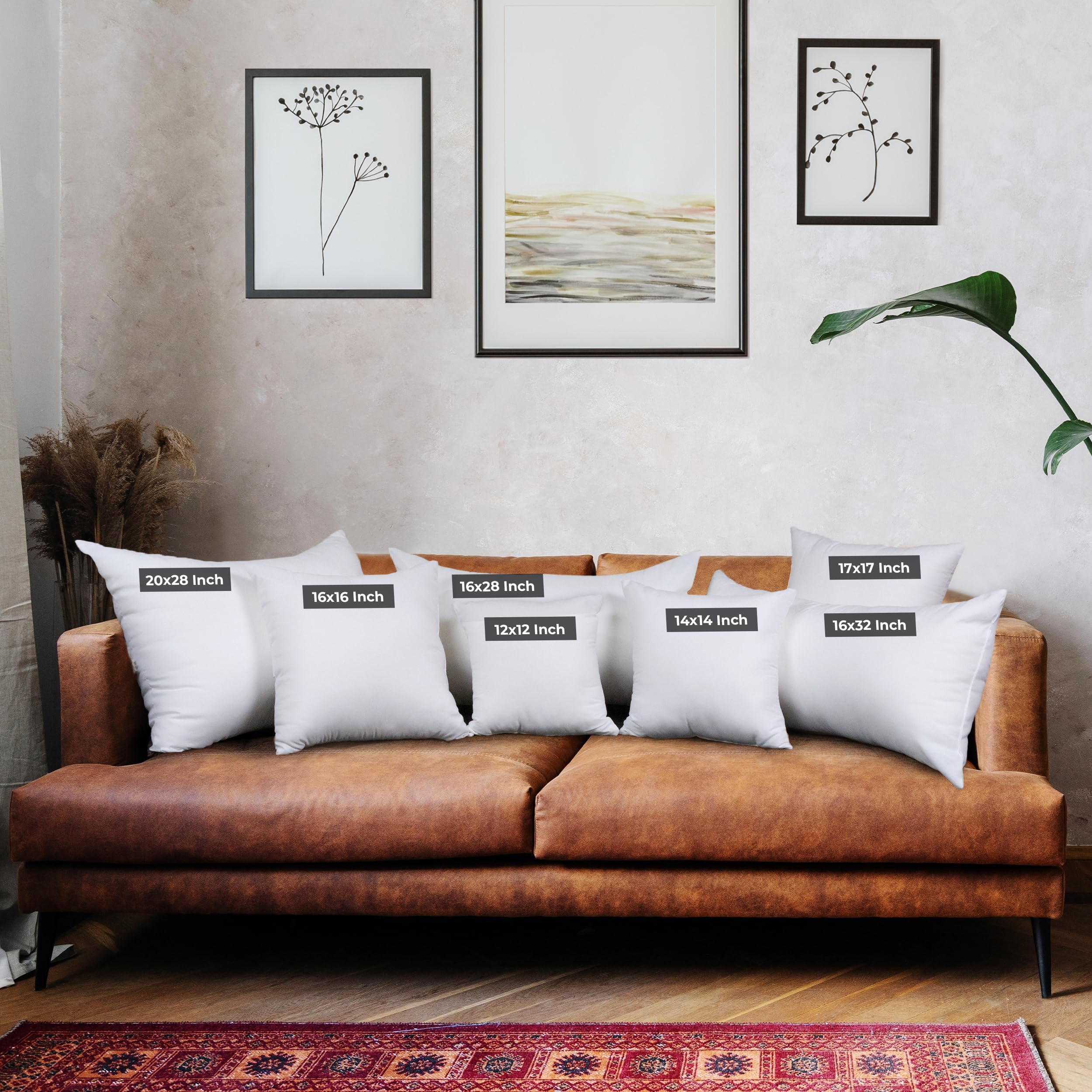 Foto 2 | Juego De Ropa De Cama Throw Pillows Utopia De Poliéster Blanco De 40 X 40 Cm - Venta Internacional.