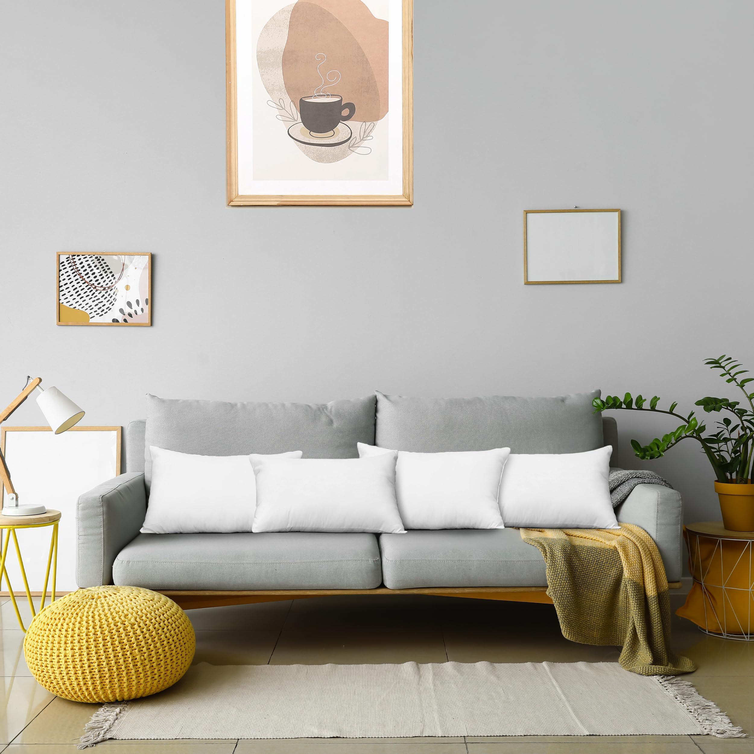 Foto 7 pulgar | Juego De Ropa De Cama Throw Pillows Utopia De Poliéster Blanco De 35 X 50 Cm - Venta Internacional.