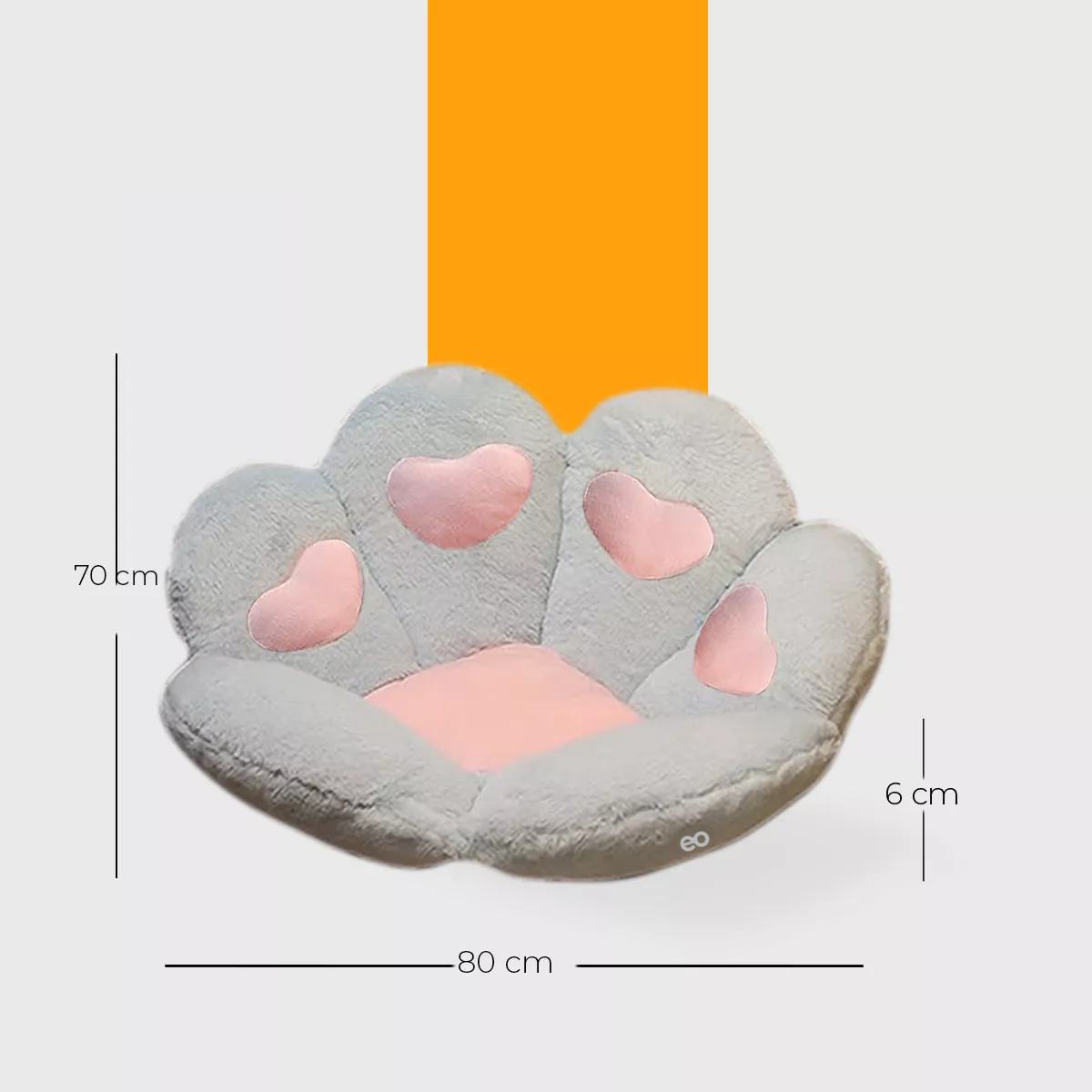Foto 3 | Cojin Decorativo Almohada Para Sala O Sillas De Pata De Gato Eo Safe Imports Esi-17533-1 Multicolor