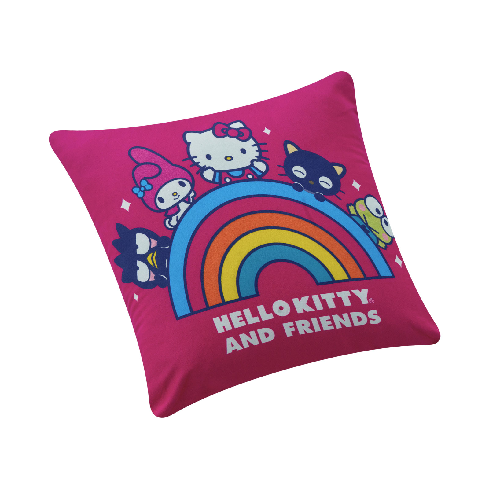 Foto 5 pulgar | Cojín Reversible Hello Kitty Friends