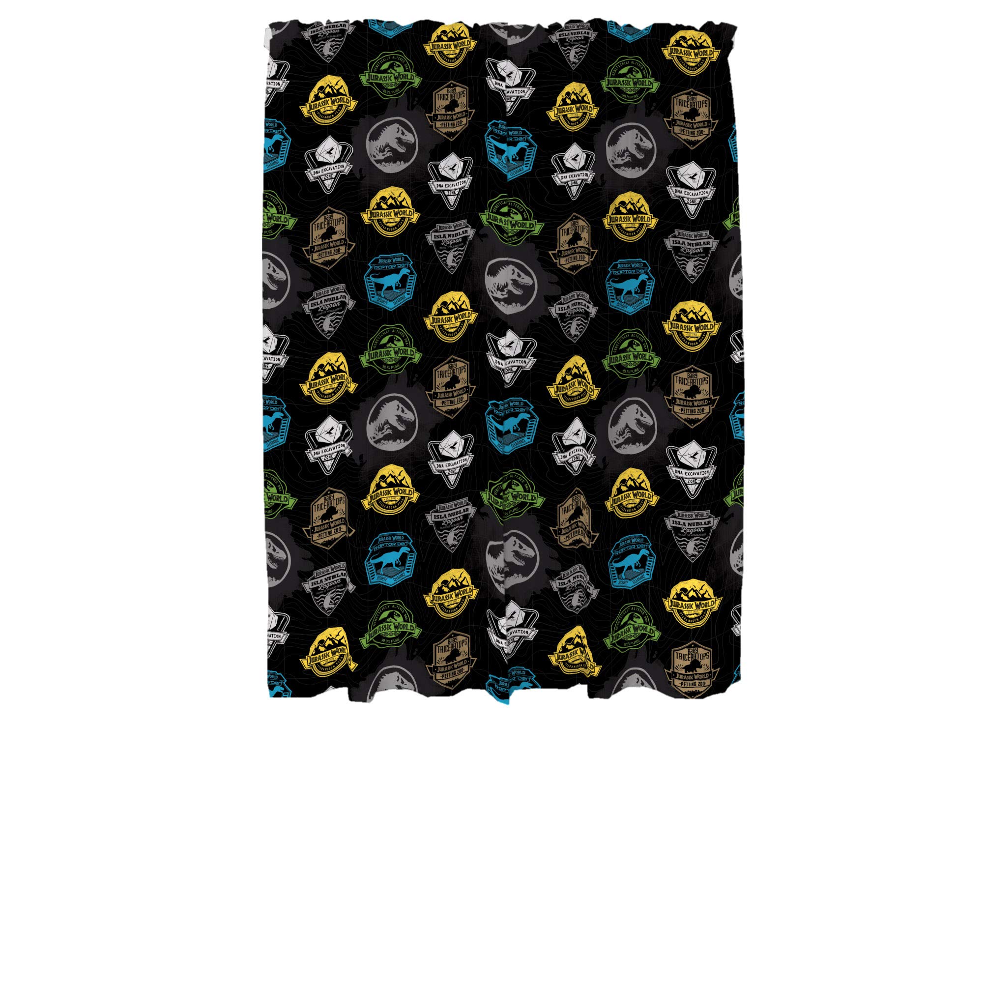 Foto 7 pulgar | Juego De Cortinas Para Ventana Franco Jurassic World, 210 X 160 Cm - Venta Internacional.
