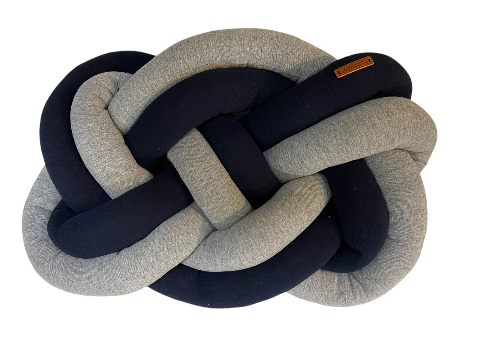 Foto 1 | Cojin Nudo Celta Decorativo Marino Y Gris 40 Cm