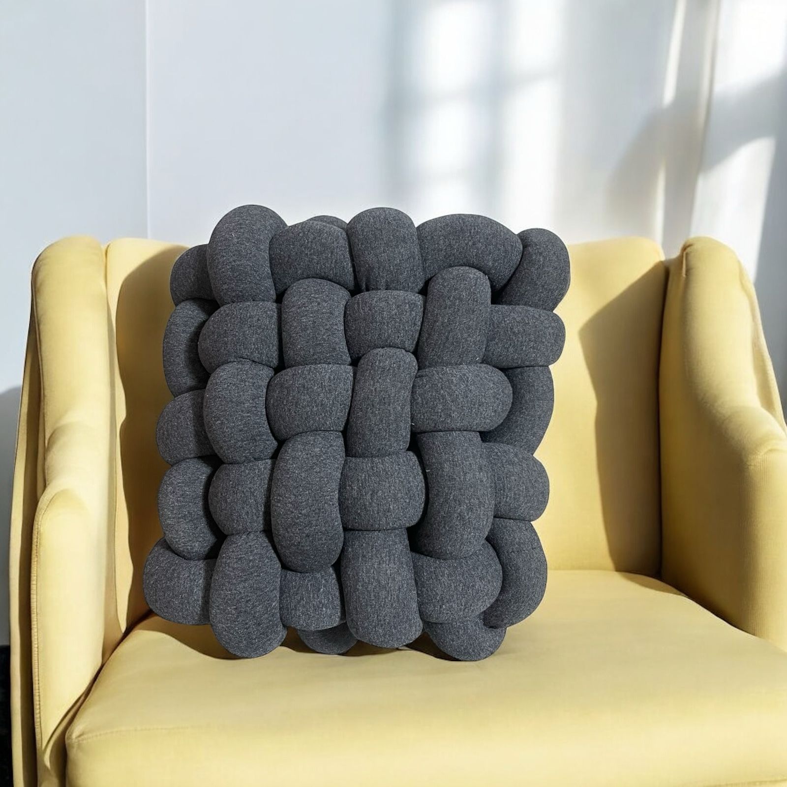 Foto 6 pulgar | Cojin Trenzado Oxford Decorativo Minimalista