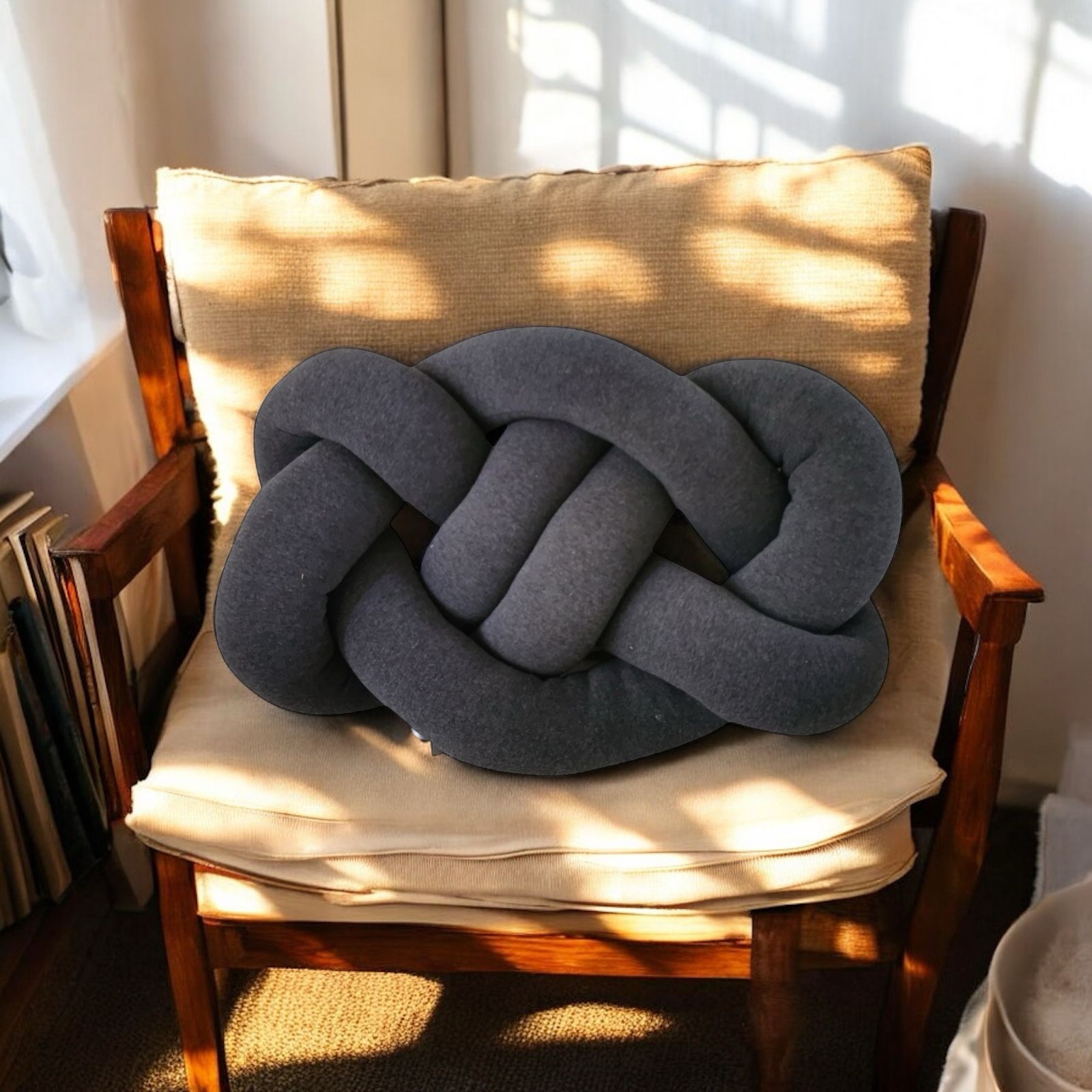 Foto 3 pulgar | Cojin Nudo Celta Minimalista Oxford  35x25 Decorativo Recamara Sala