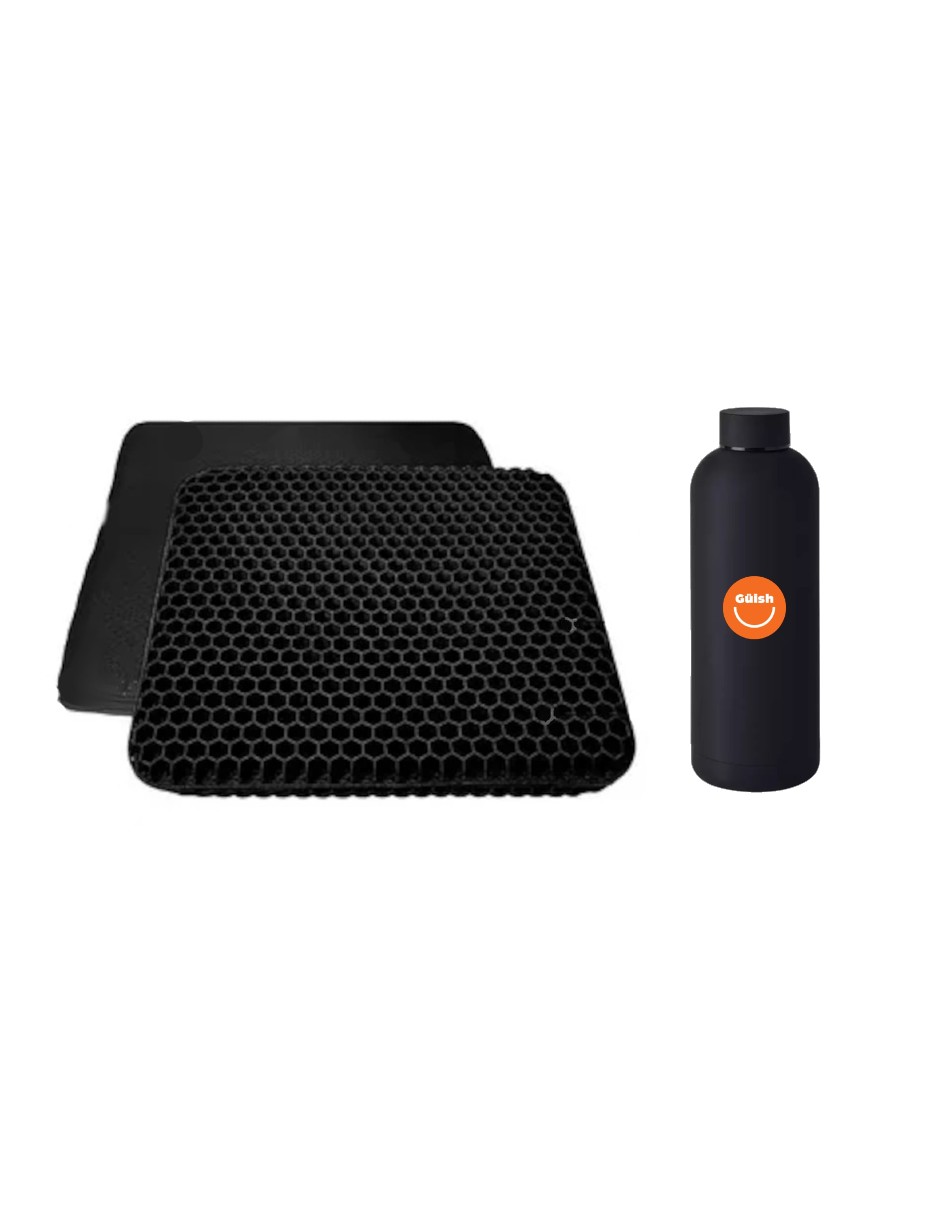 Cojín Ergonómico + Termo De Agua Güish