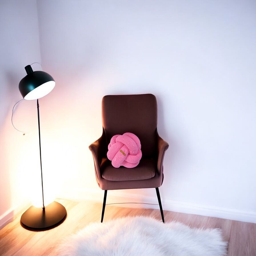Foto 4 pulgar | Cojin Almohada Decorativo Hogar Rosa Fuerte Sala Recamara