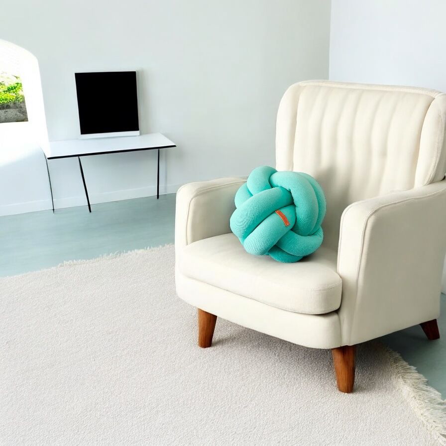 Foto 4 pulgar | Cojín Decorativo Aqua
