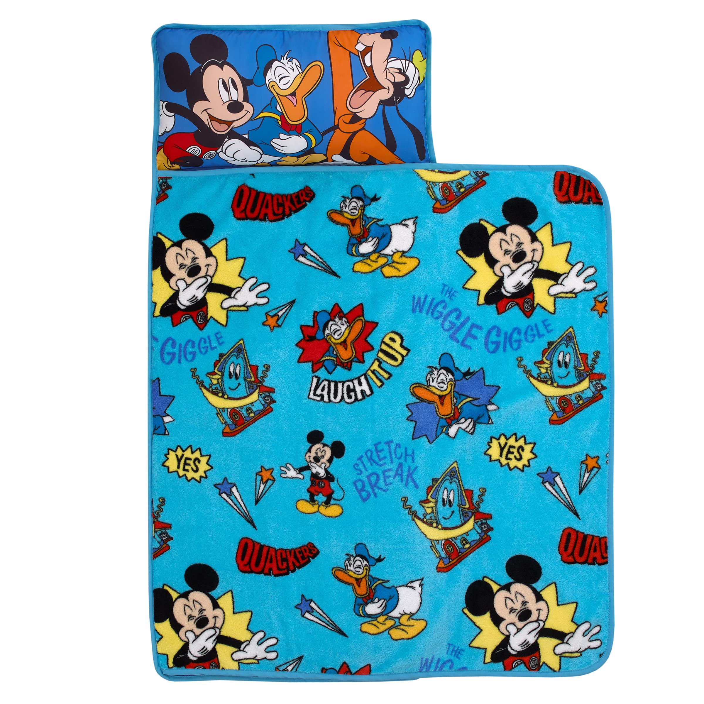 Nap Mat Nojo Disney Mickey Mouse Funhouse Crew Para Niños Pequeños - Venta Internacional.