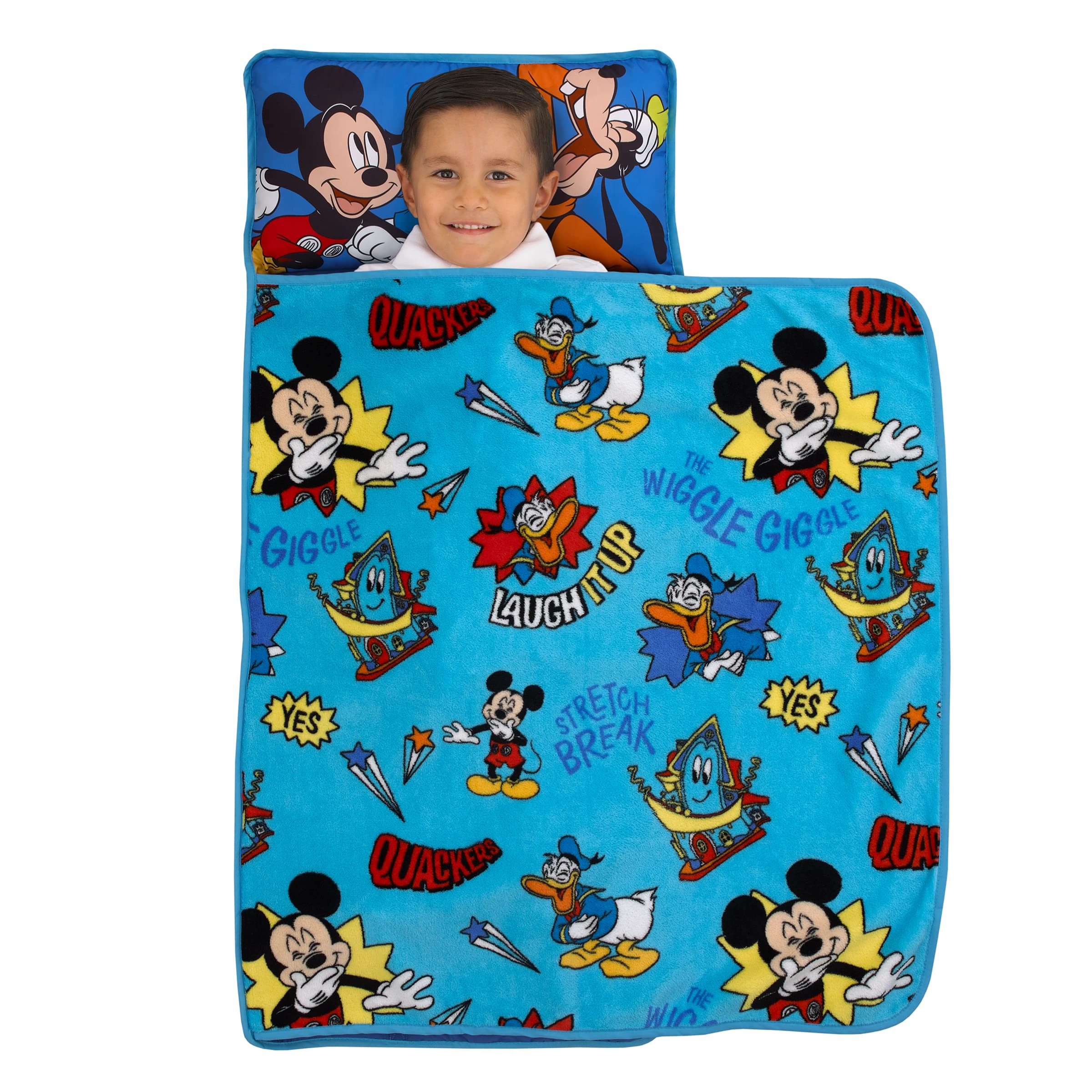 Foto 4 pulgar | Nap Mat Nojo Disney Mickey Mouse Funhouse Crew Para Niños Pequeños - Venta Internacional.