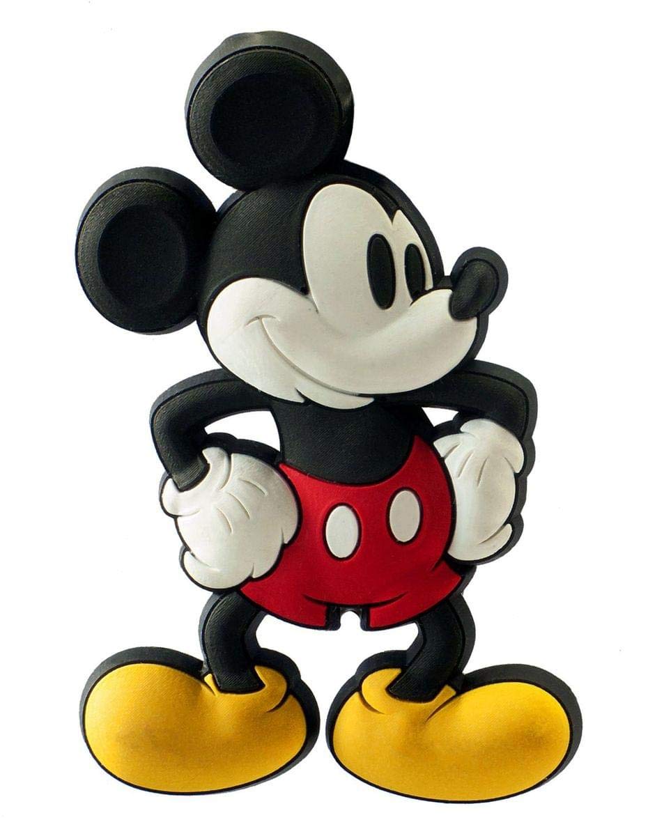 Foto 2 pulgar | Imán Disney Retro Mickey Soft Touch Multicolor - Venta Internacional.