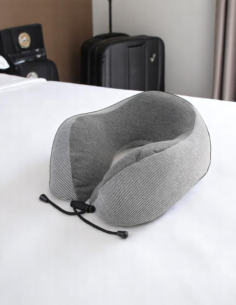Foto 7 pulgar | Almohada Para Avión Ergonómica – Cojín De Viaje Para Cuello Con Soporte Total – Ideal Para Carro, Tren O Autobús