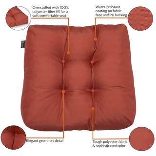 Foto 7 | Paquete De 2 Cojines Para Asientos De Patio, Accesorios Clásicos, Resistentes Al Agua - Venta Internacional.