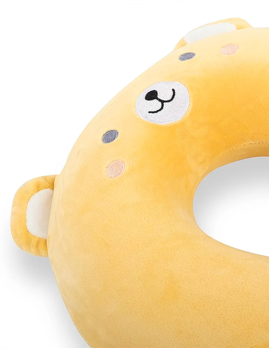 Foto 5 | Almohada De Viaje Con Forma De U Y Antifaz – Cojín De Cuello Ergonómico Y Suave Con Diseño De Animalitos P
