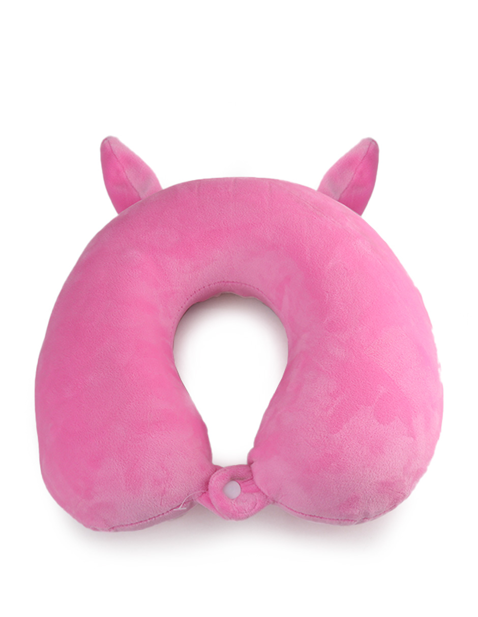 Foto 3 pulgar | Cojín De Viaje Con Forma De U De  Kuromi– Almohada De Cuello Suave Y Ergonómica Para Viajes Largos En Avión, Tren O