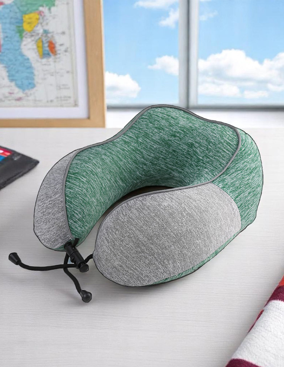 Foto 7 pulgar | Cojín Ergonómico De Viaje Para El Cuello. Almohada De Cuello Con Soporte Para Viajes Largos En Avión, Tren O