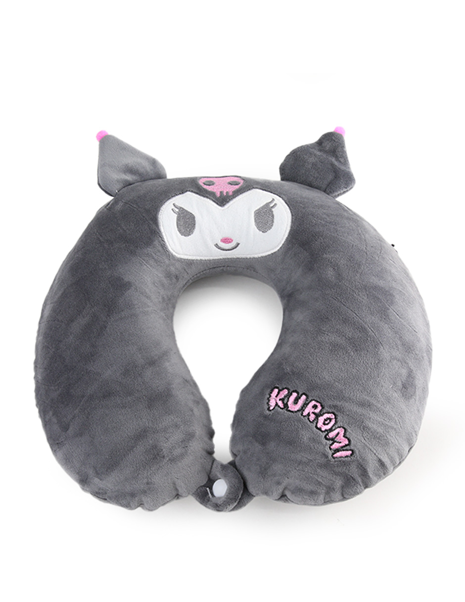 Foto 2 pulgar | Cojín De Viaje Con Forma De U De  Kuromi– Almohada De Cuello Suave Y Ergonómica Para Viajes Largos En Avión, Tren