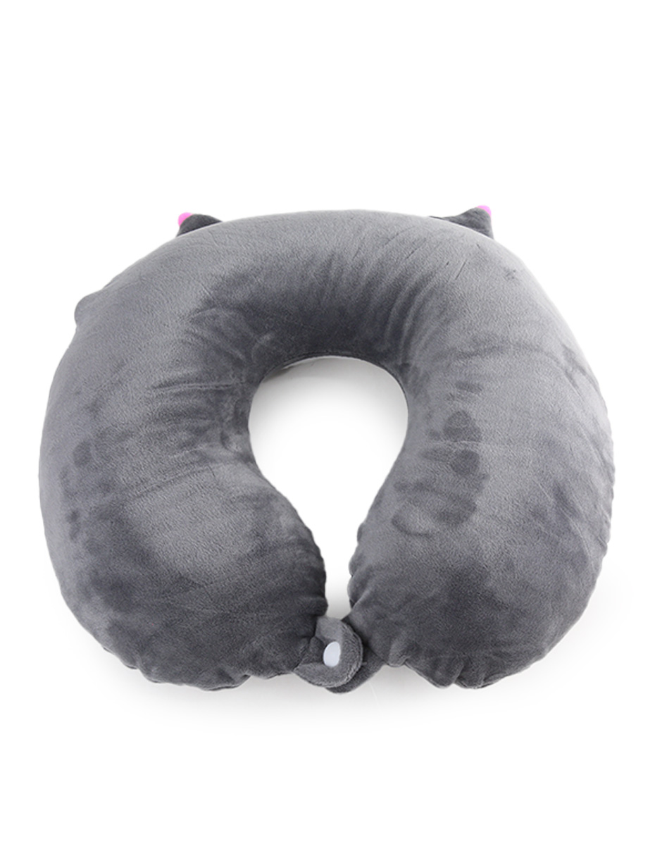 Foto 3 pulgar | Cojín De Viaje Con Forma De U De  Kuromi– Almohada De Cuello Suave Y Ergonómica Para Viajes Largos En Avión, Tren