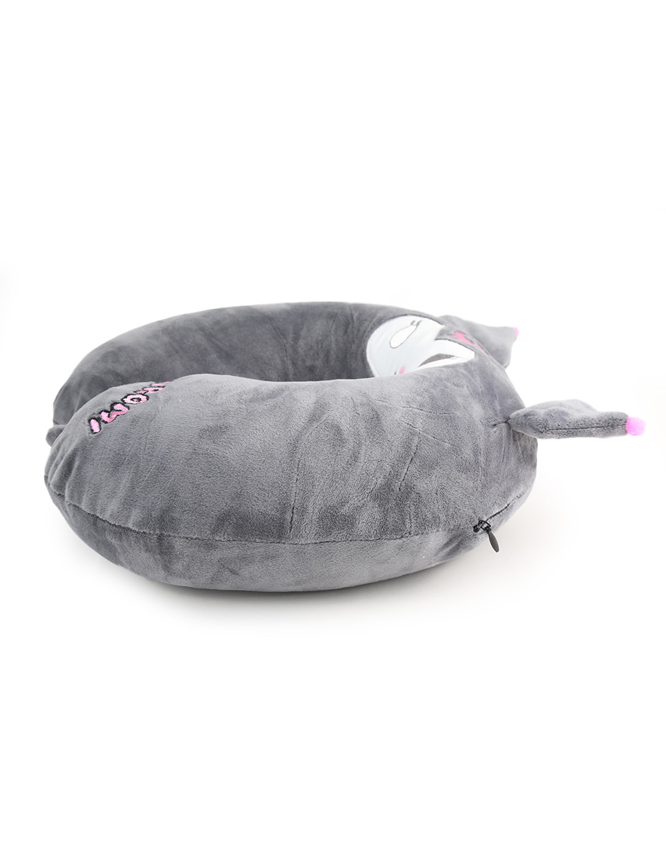 Foto 5 pulgar | Cojín De Viaje Con Forma De U De  Kuromi– Almohada De Cuello Suave Y Ergonómica Para Viajes Largos En Avión, Tren