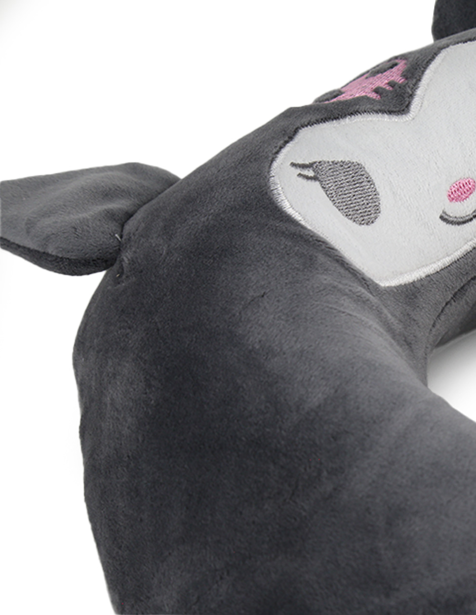 Foto 6 pulgar | Cojín De Viaje Con Forma De U De  Kuromi– Almohada De Cuello Suave Y Ergonómica Para Viajes Largos En Avión, Tren