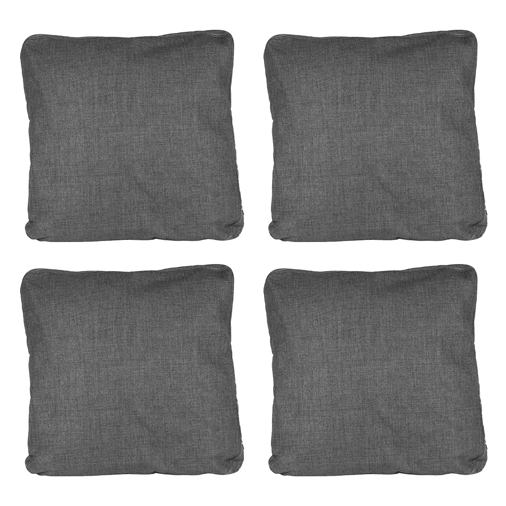 Foto 1 | Set De 4 Cojines Decorativos Dicasa Zita Color Gris