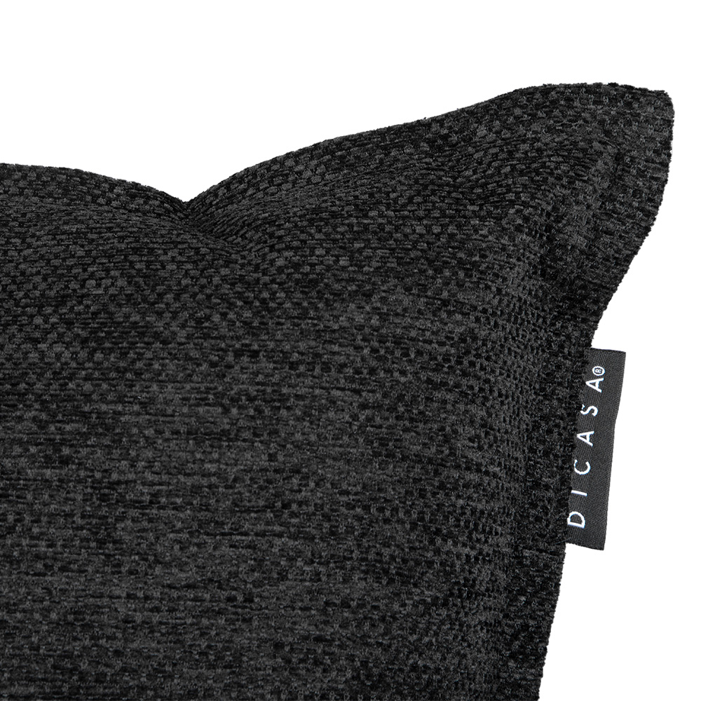 Foto 4 | Set De 2 Cojines Decorativos Cuadrado Negro