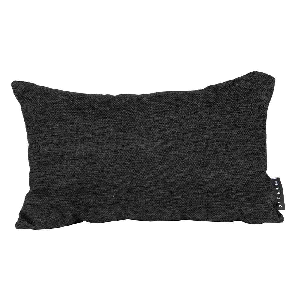 Foto 3 pulgar | Set De 2 Cojines Riñonera Decorativa Rectangular Negro