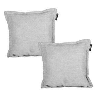 Foto 1 | Set De 2 Cojines Decorativos Cuadrado Gris