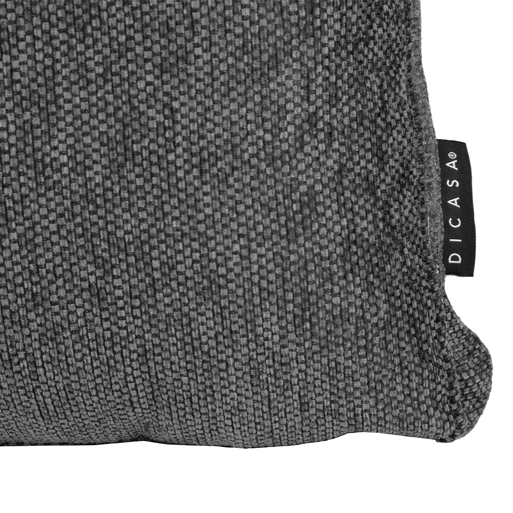 Foto 5 pulgar | Set De 2 Cojines Decorativos Cuadrado Grande Gris