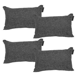 Foto 1 | Set De 2 Cojines Riñonera Decorativa Rectangular Gris