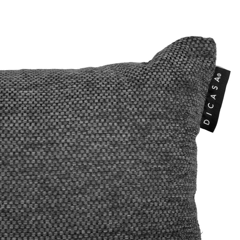 Foto 4 pulgar | Cojin Riñonera Decorativa Rectangular Gris