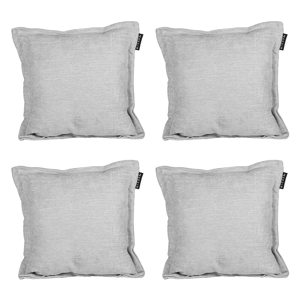 Foto 1 | Set De 4 Cojines Decorativos  Dicasa Kappa Color Plata