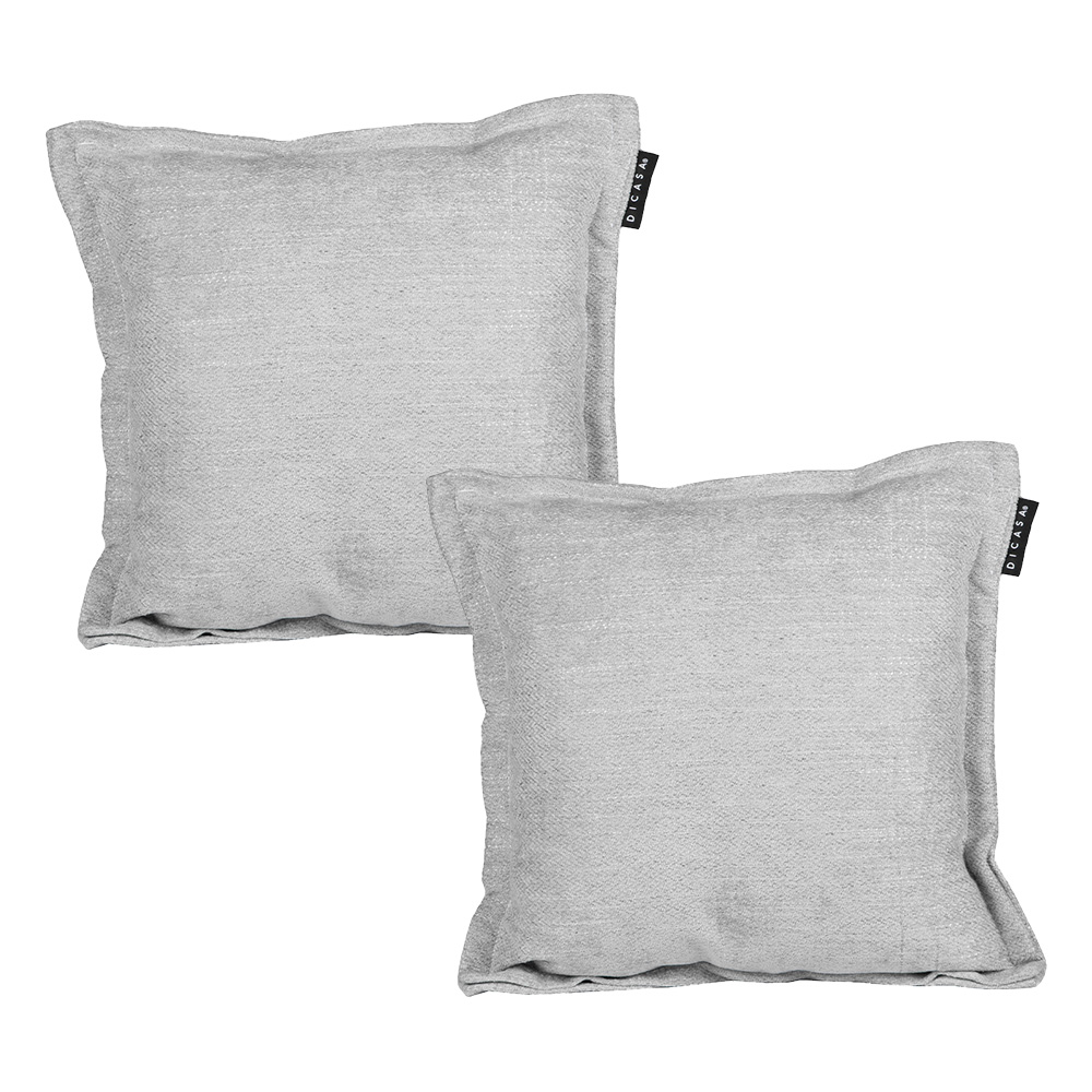 Foto 2 pulgar | Set De 2 Cojines Decorativos Dicasa Kappa Color Plata