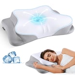 Almohada Cervical Mokaloo, Espuma Viscoelástica Refrescante Con Pillowca - Venta Internacional.