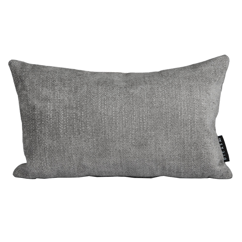 Foto 5 pulgar | Set De 3 Cojines Decorativos Dicasa 2 Kappa + 1 Delta Color Gris Oscuro