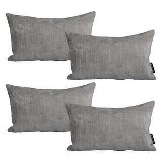 Foto 1 | Set De 4 Cojines Decorativos Dicasa Delta Color Gris Oscuro