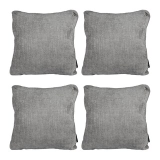 Foto 1 | Set De 4 Cojines Decorativos Dicasa Zita Color Gris Oscuro