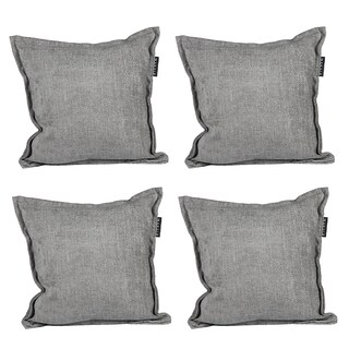 Foto 1 | Set De 4 Cojines Decorativos Dicasa Kappa Color Gris Oscuro