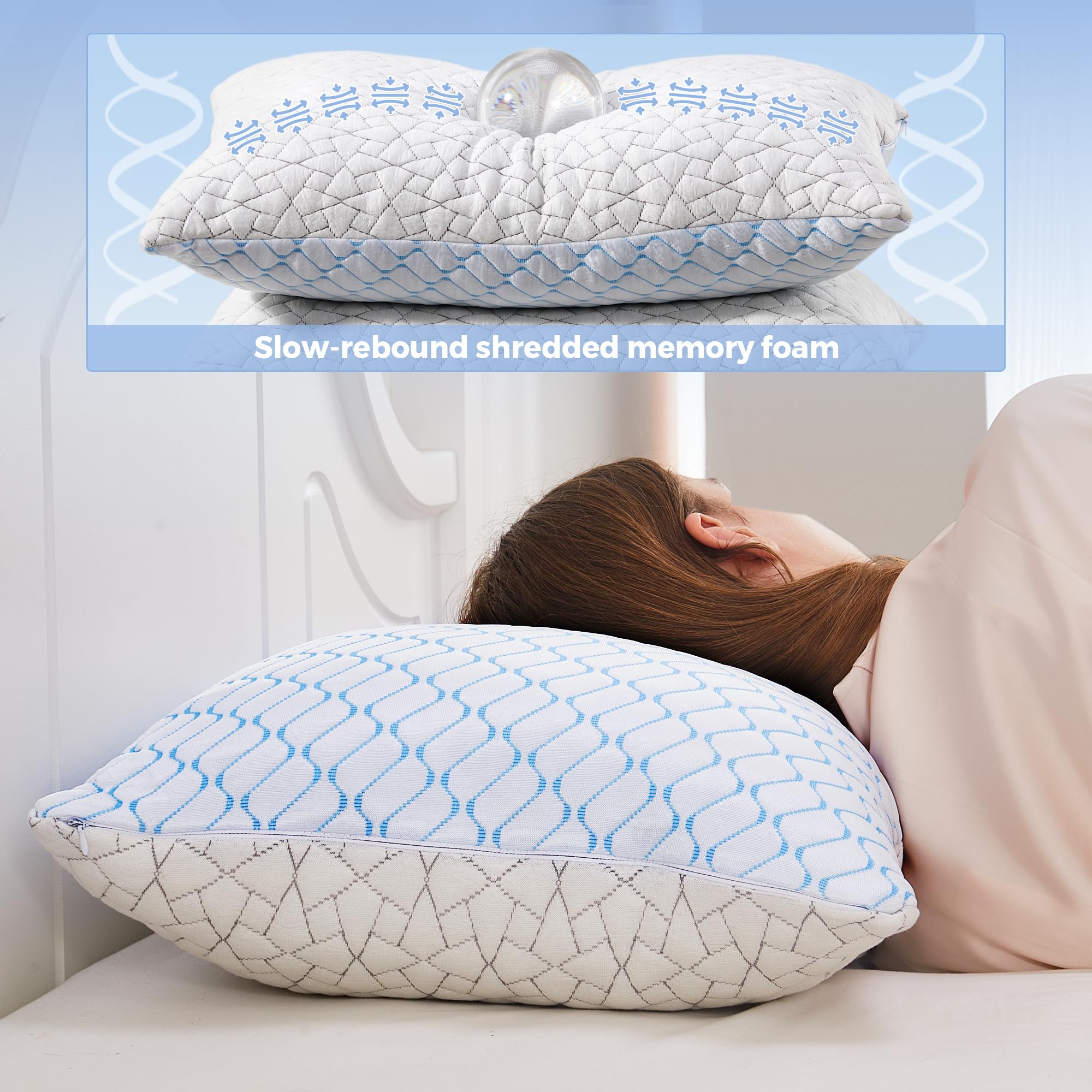 Foto 6 pulgar | Cojines Puredown Pillows 2 Pack - Venta Internacional