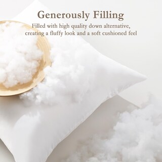 Foto 2 | Pillow Inserts Puredown Euro 66 X 66 Cm, Juego De 2 Unidades, Con Relleno Suave - Venta Internacional.
