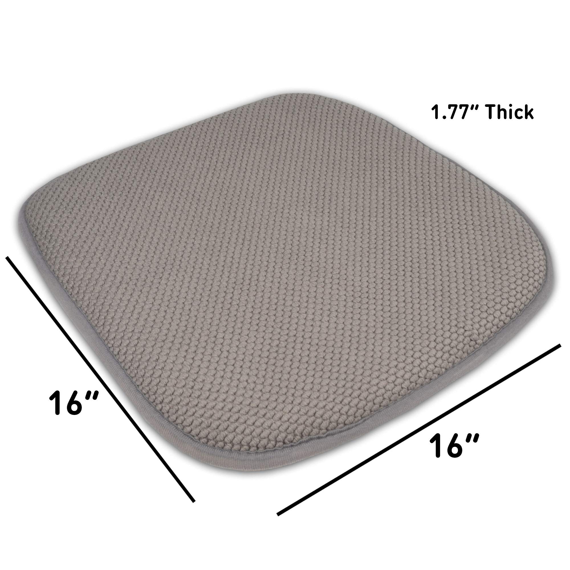 Foto 4 | Cojín Para Silla Sweet Home Collection, Espuma Viscoelástica, 40 X 40 Cm, Paquete De 2 - Venta Internacional.