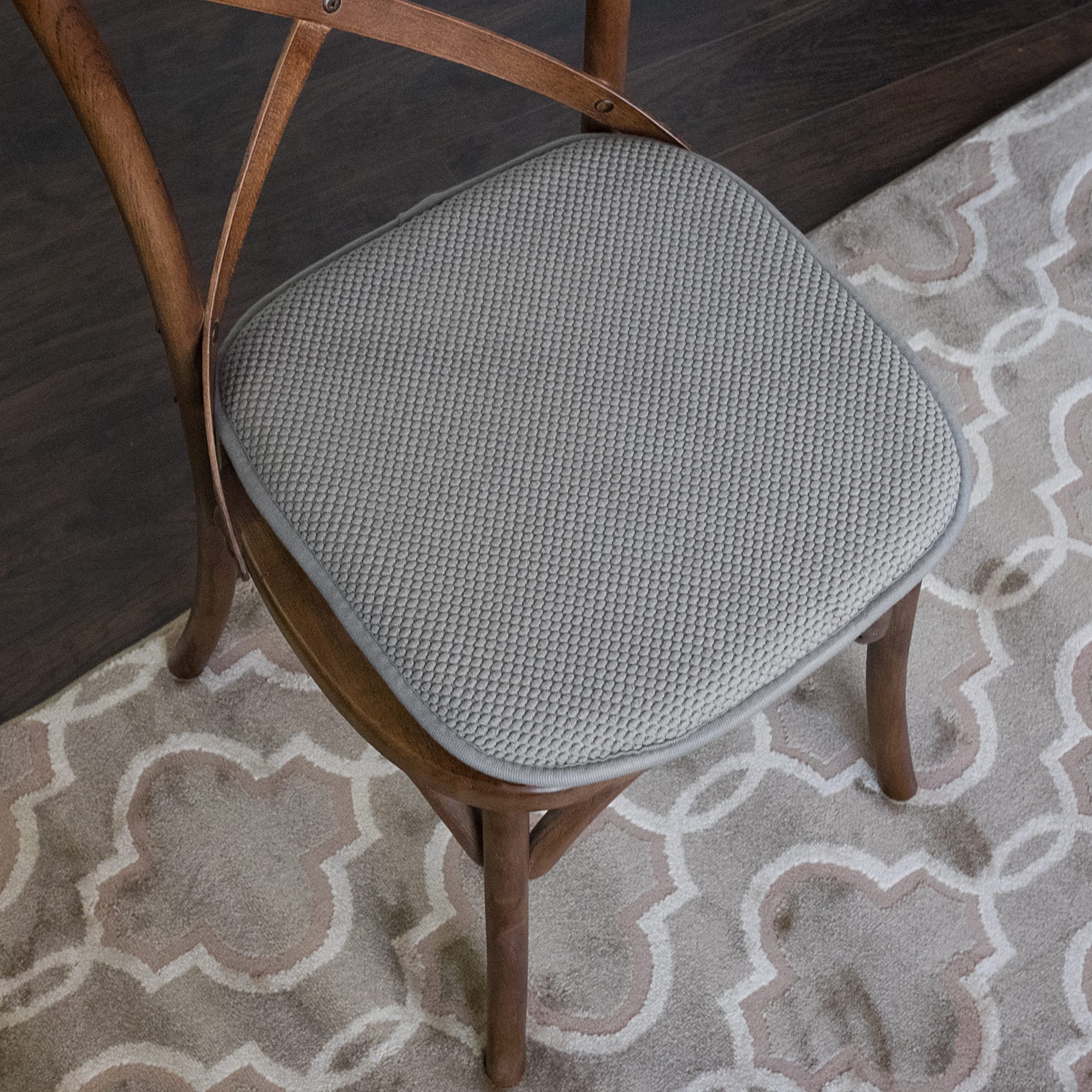 Foto 5 | Cojín Para Silla Sweet Home Collection, Espuma Viscoelástica, 40 X 40 Cm, Paquete De 2 - Venta Internacional.