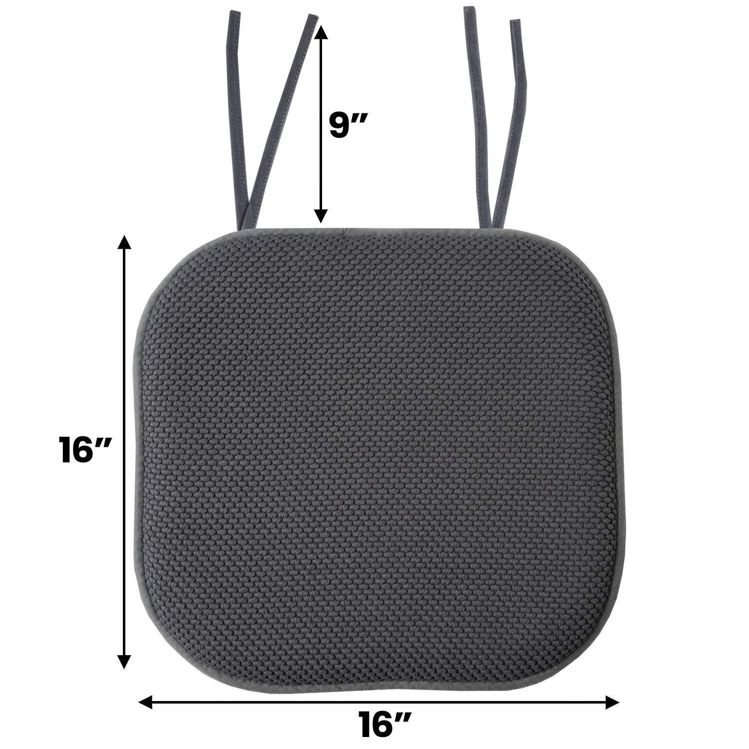 Foto 4 pulgar | Cojín Para Silla Sweet Home Collection, Espuma Viscoelástica, Paquete De 6 - Venta Internacional.