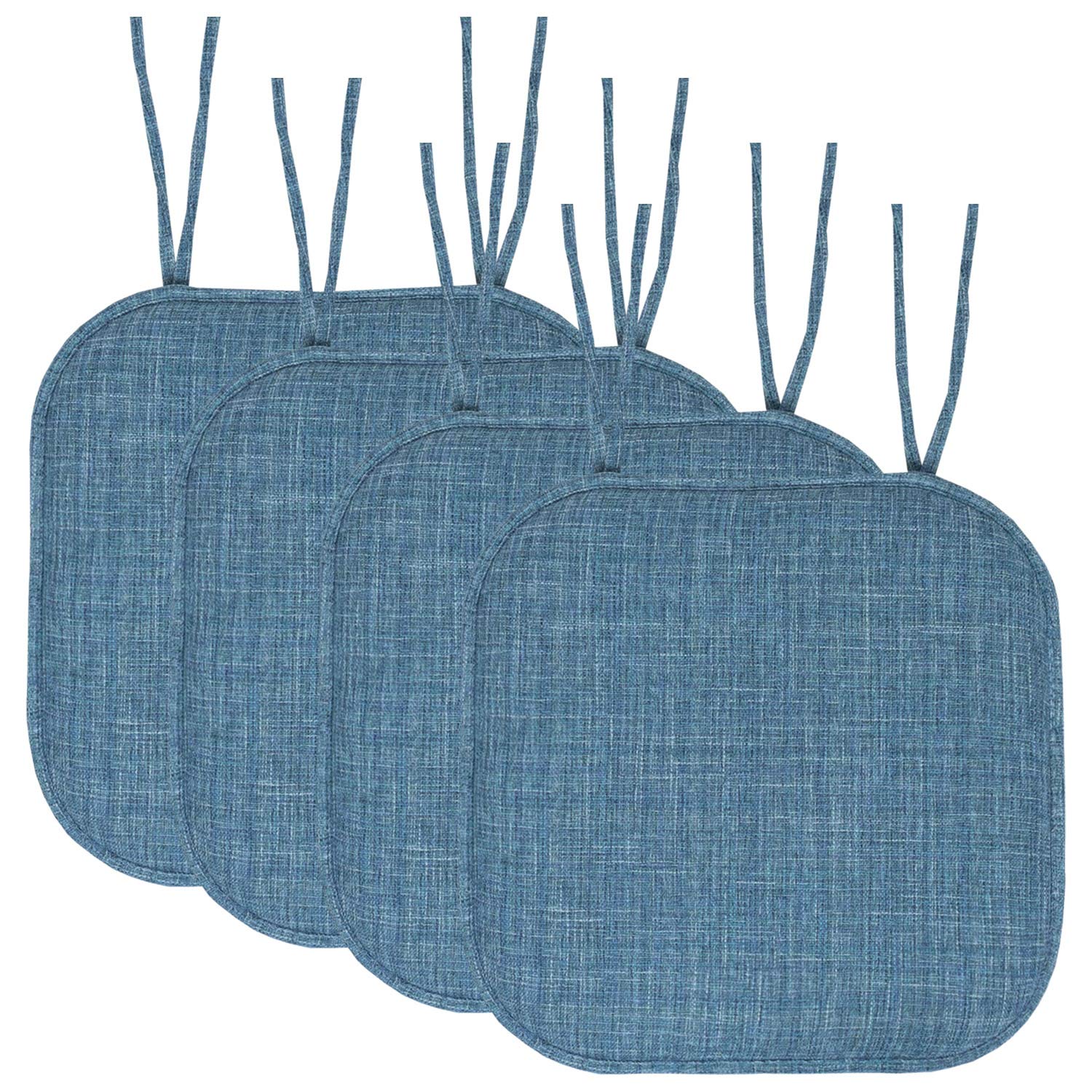 Foto 2 pulgar | Cojín Para Silla Sweet Home Collection, Espuma Viscoelástica, Paquete De 4 - Venta Internacional.