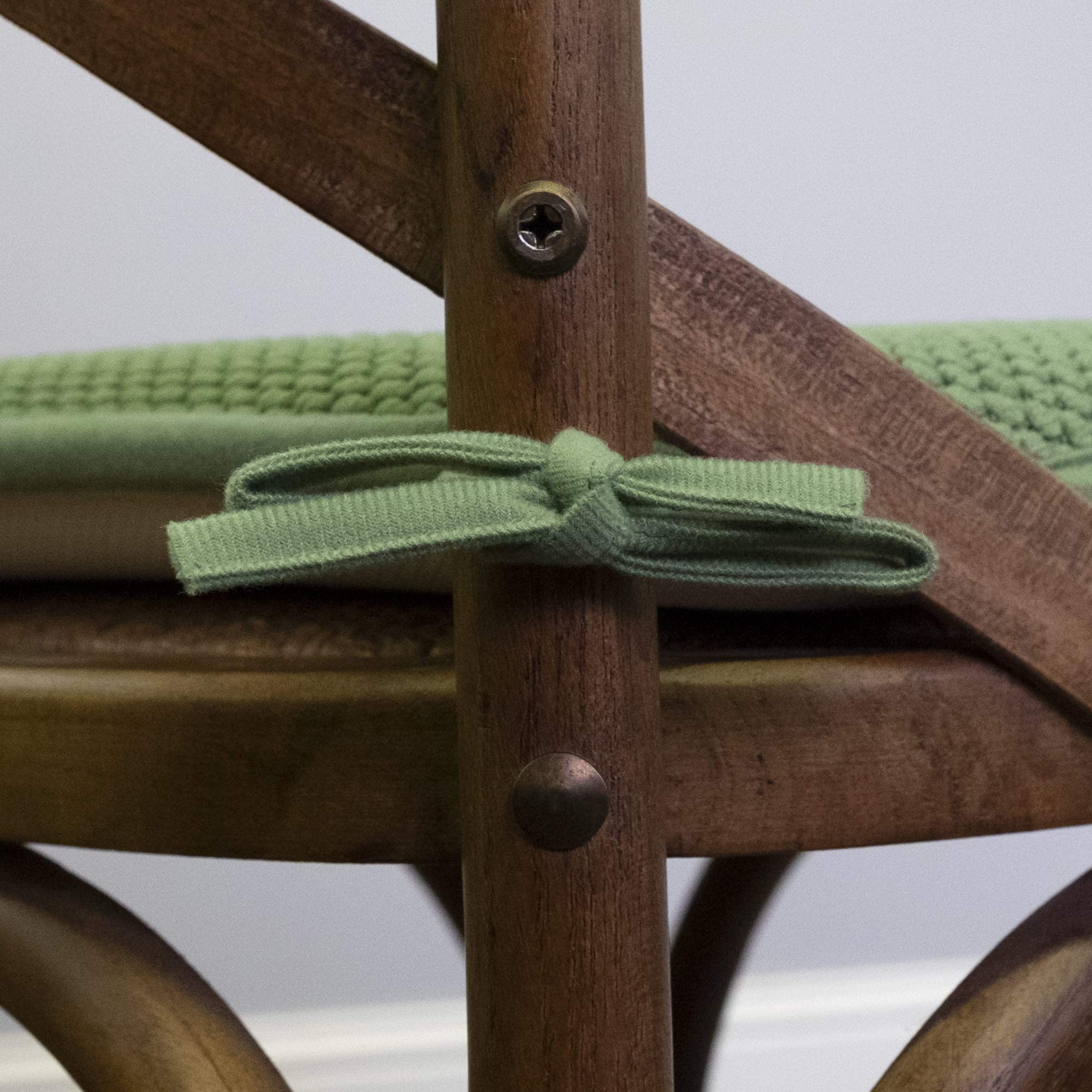 Foto 5 pulgar | Cojín Para Silla Sweet Home Collection, Espuma Viscoelástica, Paquete De 12 Unidades, Color Verde - Venta Internaciona